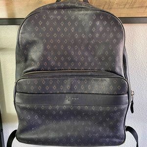 Coach leather backpack - well loved but broken zipper